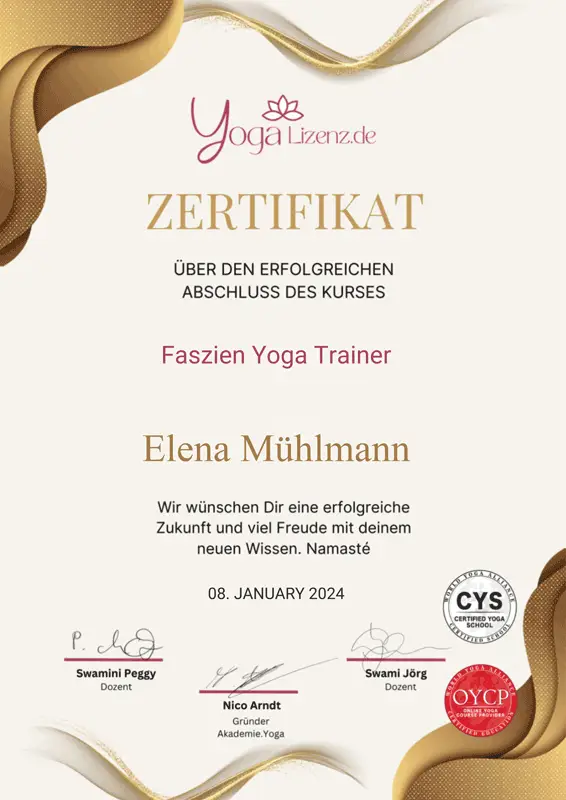 faszien yoga trainer elena muehlmann